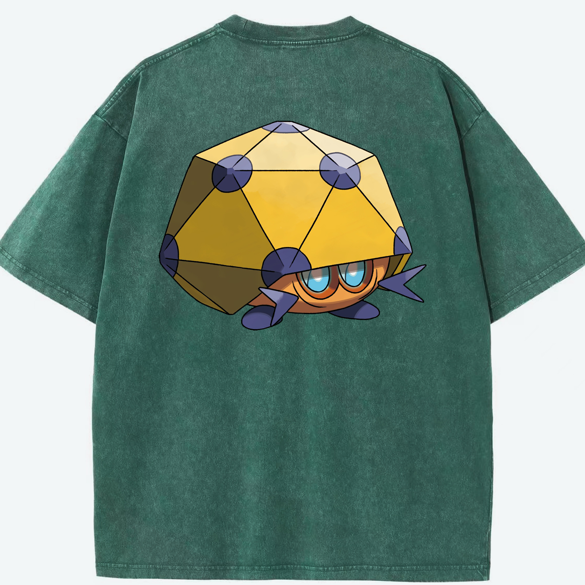 （画像用） ポケットモンスター Pokémon 綿100% ヴィンテージ風 半袖Tシャツ（背面プリント）